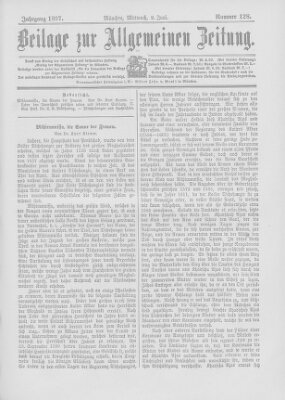 Allgemeine Zeitung Mittwoch 9. Juni 1897