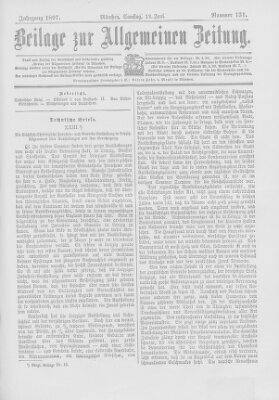 Allgemeine Zeitung Samstag 12. Juni 1897