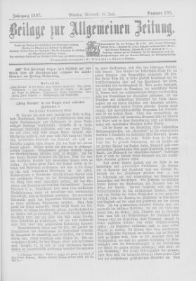 Allgemeine Zeitung Mittwoch 23. Juni 1897