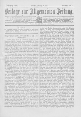 Allgemeine Zeitung Freitag 9. Juli 1897