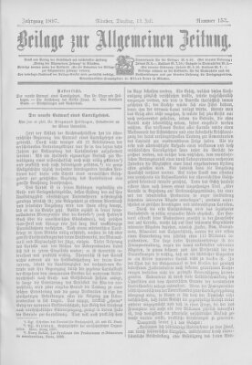 Allgemeine Zeitung Dienstag 13. Juli 1897