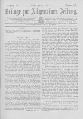 Allgemeine Zeitung Freitag 29. Oktober 1897