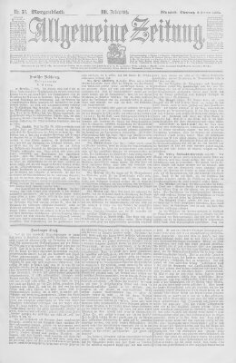 Allgemeine Zeitung Dienstag 8. Februar 1898