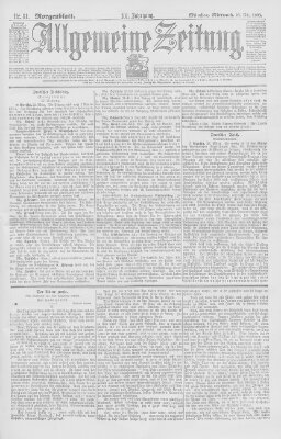 Allgemeine Zeitung Mittwoch 23. März 1898