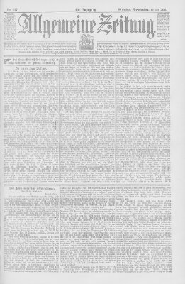 Allgemeine Zeitung Donnerstag 19. Mai 1898