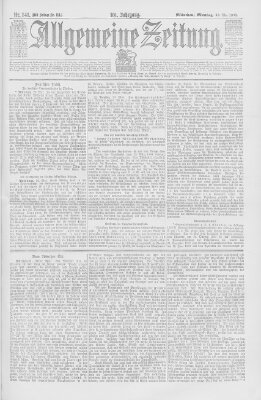 Allgemeine Zeitung Montag 23. Mai 1898