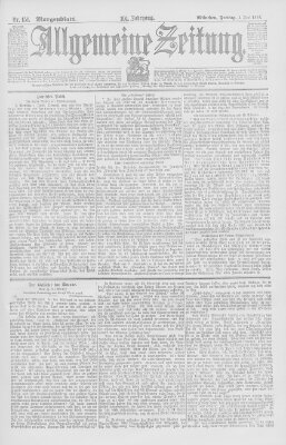 Allgemeine Zeitung Freitag 3. Juni 1898