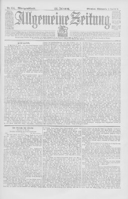 Allgemeine Zeitung Mittwoch 8. Juni 1898