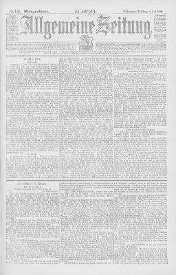 Allgemeine Zeitung Freitag 8. Juli 1898