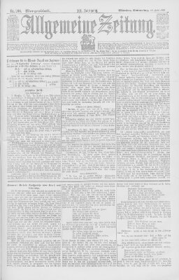 Allgemeine Zeitung Donnerstag 28. Juli 1898