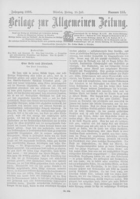 Allgemeine Zeitung Freitag 15. Juli 1898