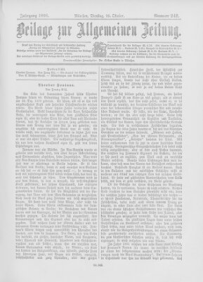 Allgemeine Zeitung Dienstag 25. Oktober 1898