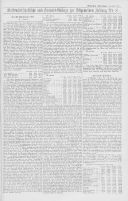 Allgemeine Zeitung Sonntag 8. Januar 1899