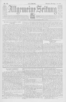 Allgemeine Zeitung Sonntag 7. Mai 1899