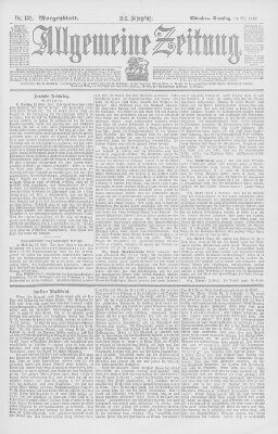 Allgemeine Zeitung Samstag 13. Mai 1899