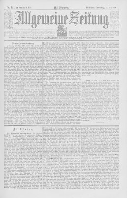 Allgemeine Zeitung Dienstag 23. Mai 1899