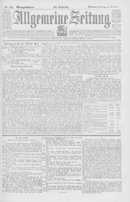 Allgemeine Zeitung Freitag 26. Mai 1899