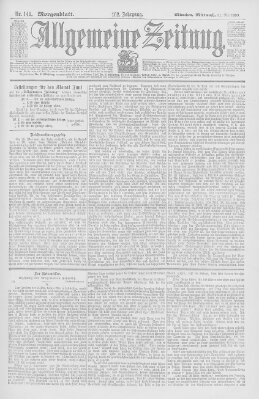 Allgemeine Zeitung Mittwoch 31. Mai 1899