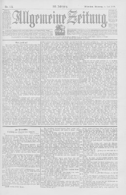 Allgemeine Zeitung Sonntag 4. Juni 1899