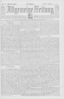 Allgemeine Zeitung Dienstag 6. Juni 1899