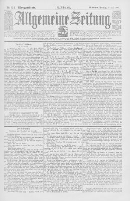 Allgemeine Zeitung Freitag 9. Juni 1899