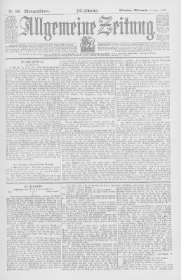 Allgemeine Zeitung Mittwoch 14. Juni 1899