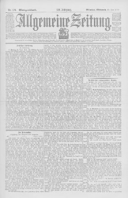 Allgemeine Zeitung Mittwoch 21. Juni 1899