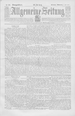 Allgemeine Zeitung Mittwoch 5. Juli 1899