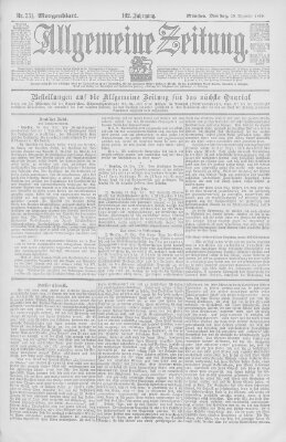 Allgemeine Zeitung Dienstag 19. Dezember 1899