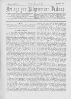 Allgemeine Zeitung Montag 8. Mai 1899