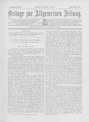 Allgemeine Zeitung Dienstag 23. Mai 1899