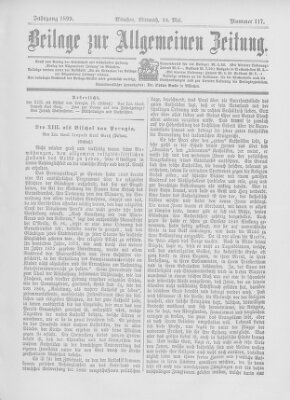 Allgemeine Zeitung Mittwoch 24. Mai 1899