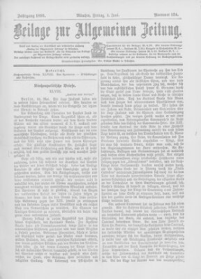 Allgemeine Zeitung Freitag 2. Juni 1899