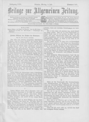 Allgemeine Zeitung Montag 3. Juli 1899