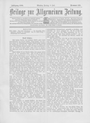 Allgemeine Zeitung Freitag 7. Juli 1899