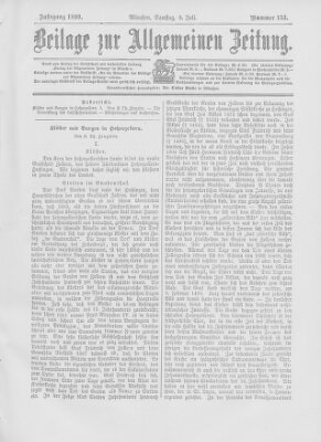 Allgemeine Zeitung Samstag 8. Juli 1899