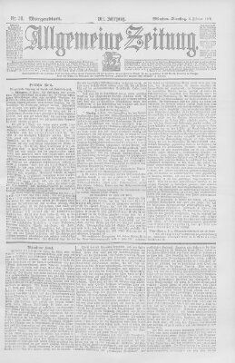 Allgemeine Zeitung Dienstag 6. Februar 1900