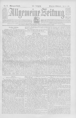 Allgemeine Zeitung Mittwoch 7. Februar 1900