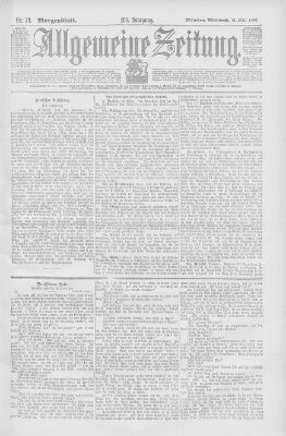 Allgemeine Zeitung Mittwoch 21. März 1900