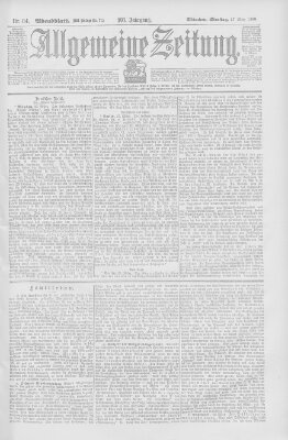 Allgemeine Zeitung Dienstag 27. März 1900