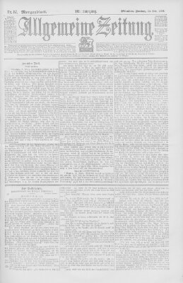 Allgemeine Zeitung Freitag 30. März 1900