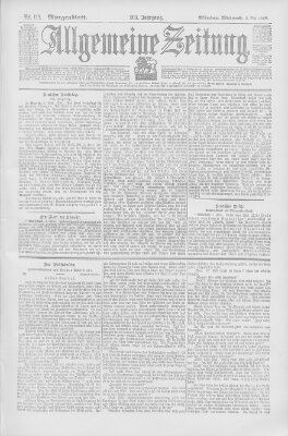 Allgemeine Zeitung Mittwoch 2. Mai 1900