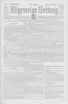 Allgemeine Zeitung Mittwoch 16. Mai 1900