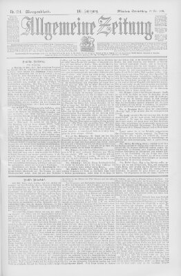 Allgemeine Zeitung Donnerstag 17. Mai 1900