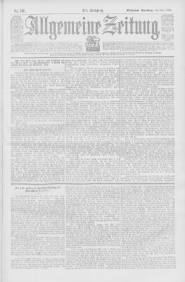 Allgemeine Zeitung Samstag 16. Juni 1900