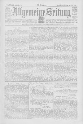 Allgemeine Zeitung Montag 16. Juli 1900