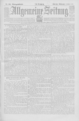 Allgemeine Zeitung Mittwoch 17. Oktober 1900