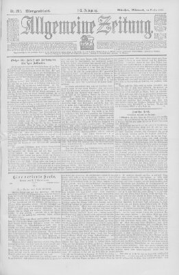 Allgemeine Zeitung Mittwoch 24. Oktober 1900