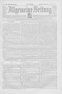 Allgemeine Zeitung Mittwoch 28. November 1900