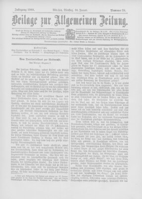 Allgemeine Zeitung Dienstag 30. Januar 1900